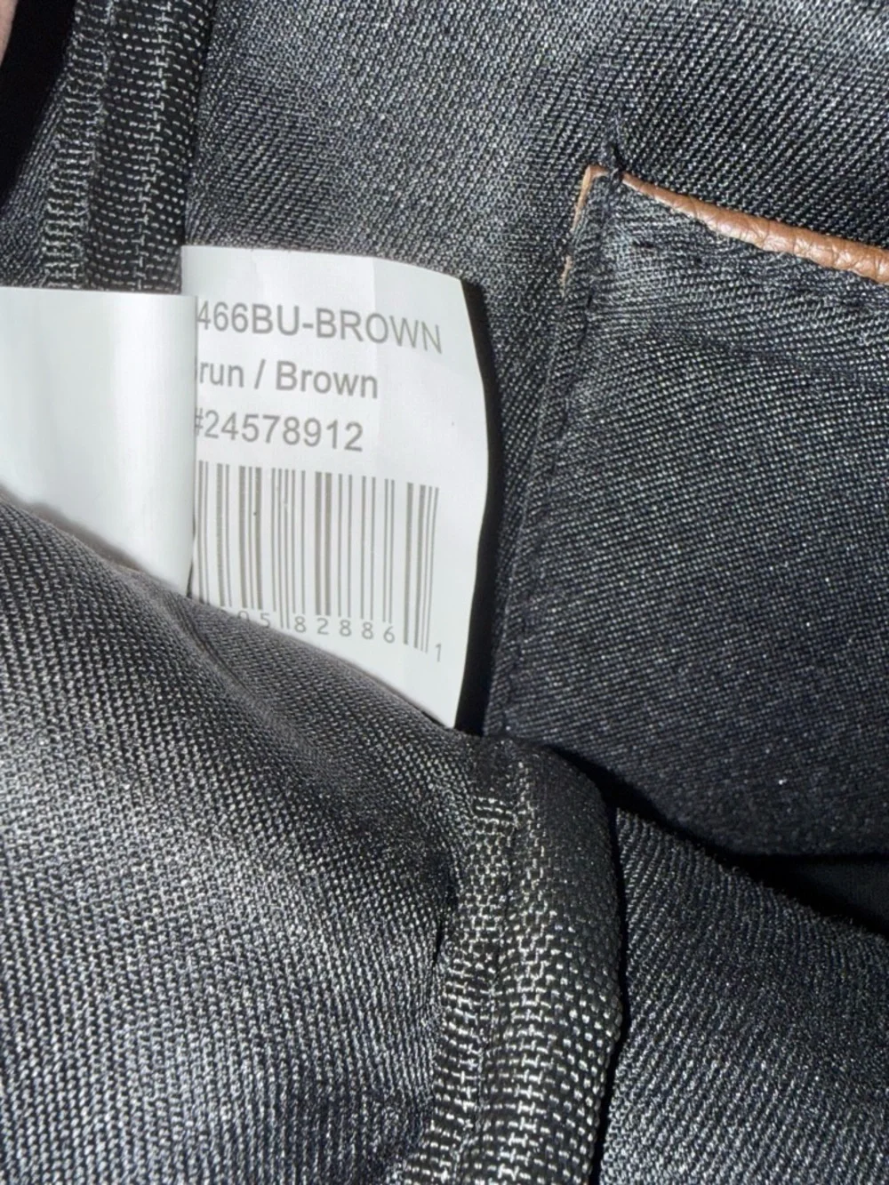Brown Pure Backpack bugatti leather back pack. Great shape, laptop pocketback
